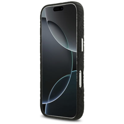 Θήκη MagSafe για Apple iPhone 17 Pro Max, Karl Lagerfeld, FW Stamped Karl, Μαύρη