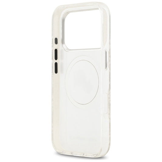 Θήκη MagSafe για Apple iPhone 17 Pro Max, Karl Lagerfeld, Glitter Karl & Choupette Head, Λευκή