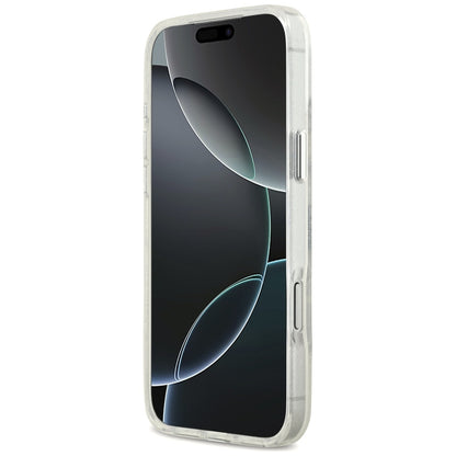 Θήκη MagSafe για Apple iPhone 17 Pro Max, Karl Lagerfeld, IML Sketch Logo Glitter Karl & Choupette, Διάφανη