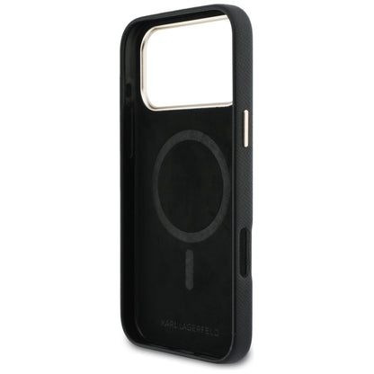Θήκη MagSafe για Apple iPhone 17 Pro Max, Karl Lagerfeld, Karl Head Logo, Μαύρη