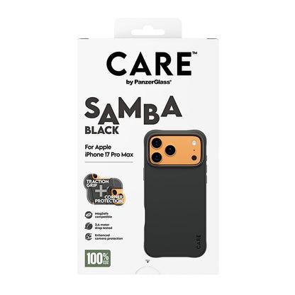 MagSafe Case for Apple iPhone 17 Pro Max, PanzerGlass, Fashionable Care, Black