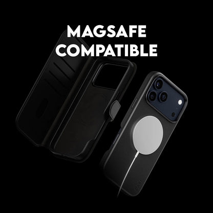 Θήκη MagSafe για Apple iPhone 17 Pro Max, PanzerGlass, Care Feature Tango Two-in-One, Μαύρη