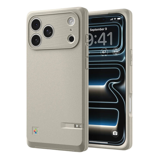Θήκη MagSafe για Apple iPhone 17 Pro Max, Spigen, Classic LS, Κρεμ ACS10478