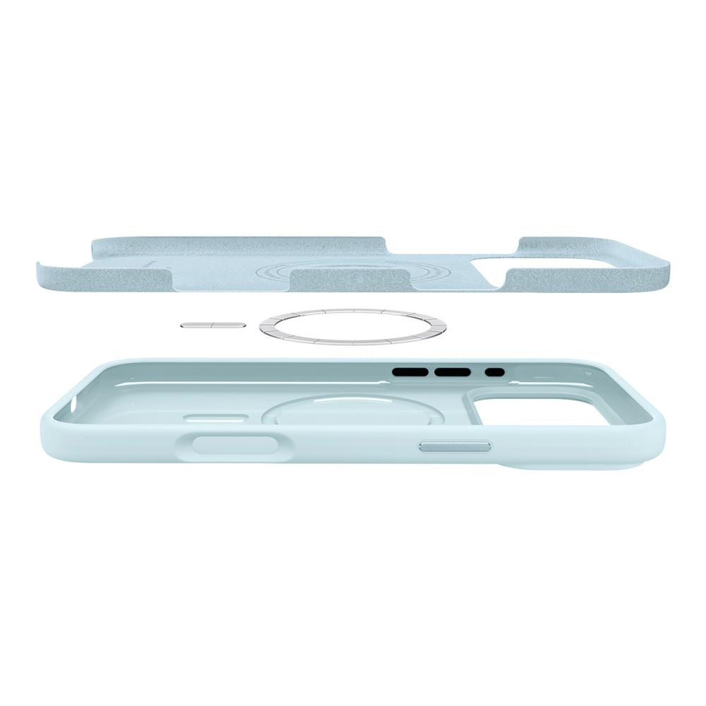 Θήκη MagSafe για Apple iPhone 17 Pro Max, Spigen, Silicone Fit, Μπλε
