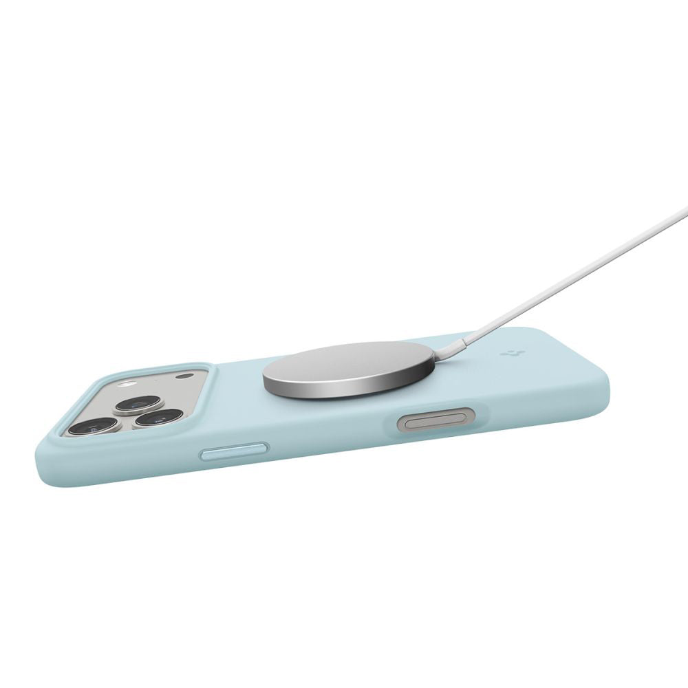 Θήκη MagSafe για Apple iPhone 17 Pro Max, Spigen, Silicone Fit, Μπλε
