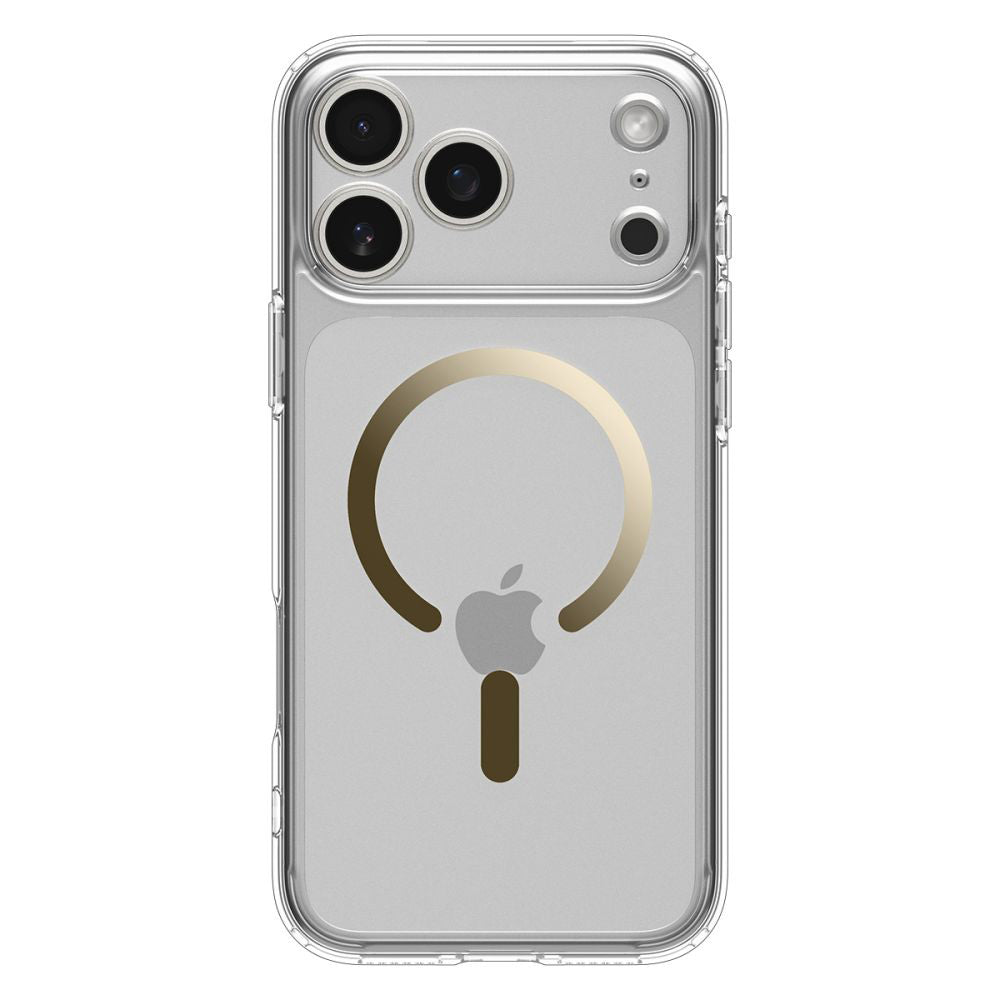 Θήκη MagSafe για Apple iPhone 17 Pro Max, Spigen, Ultra Hybrid, Διάφανο Χρυσό
