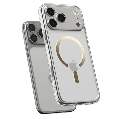 Θήκη MagSafe για Apple iPhone 17 Pro Max, Spigen, Ultra Hybrid, Διάφανο Χρυσό