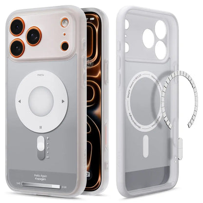 Θήκη MagSafe για Apple iPhone 17 Pro Max, Spigen, Ultra Hybrid Classic, Ασημί