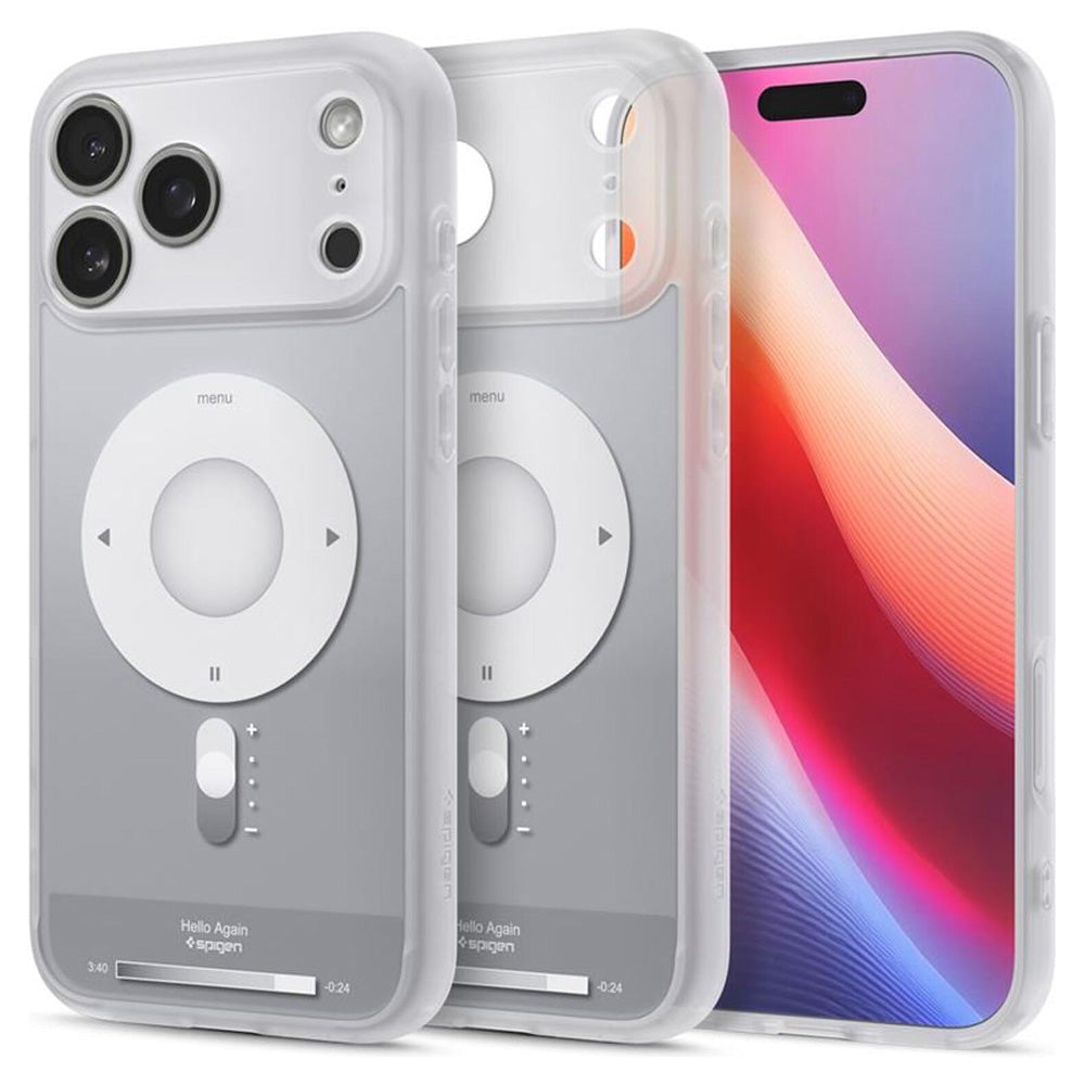 Θήκη MagSafe για Apple iPhone 17 Pro Max, Spigen, Ultra Hybrid Classic, Ασημί
