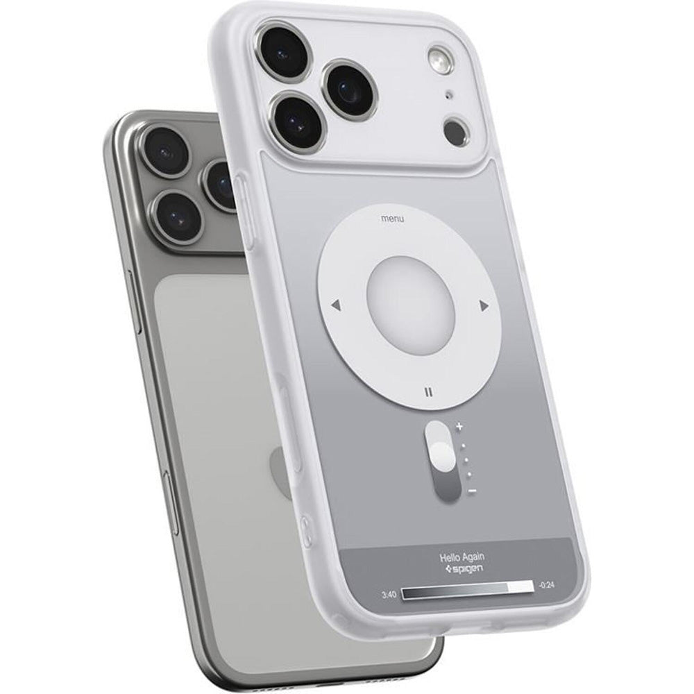 Θήκη MagSafe για Apple iPhone 17 Pro Max, Spigen, Ultra Hybrid Classic, Ασημί