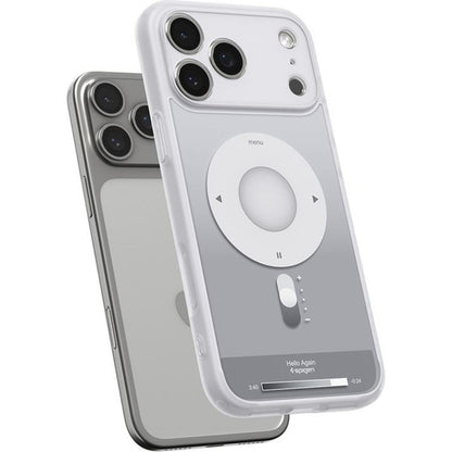 Θήκη MagSafe για Apple iPhone 17 Pro Max, Spigen, Ultra Hybrid Classic, Ασημί