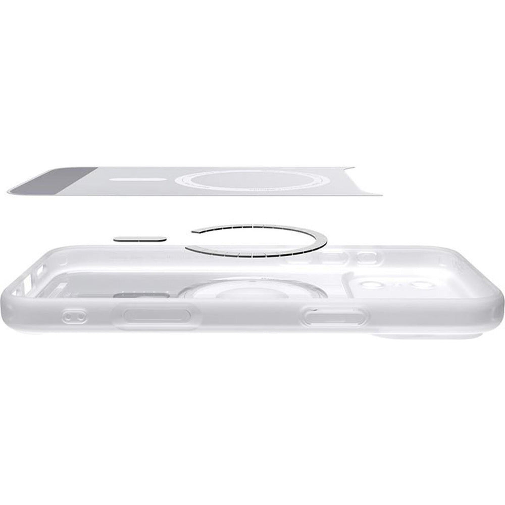 Θήκη MagSafe για Apple iPhone 17 Pro Max, Spigen, Ultra Hybrid Classic, Ασημί