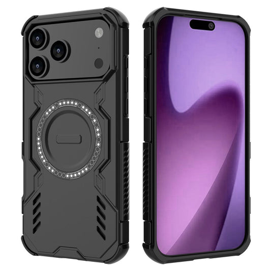 Θήκη MagSafe για Apple iPhone 17 Pro Max, Techsuit, ArmorMag, Μαύρη