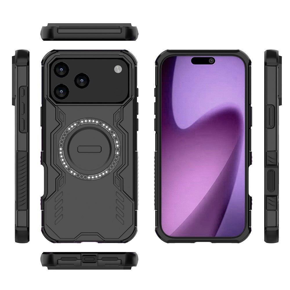 Θήκη MagSafe για Apple iPhone 17 Pro Max, Techsuit, ArmorMag, Μαύρη