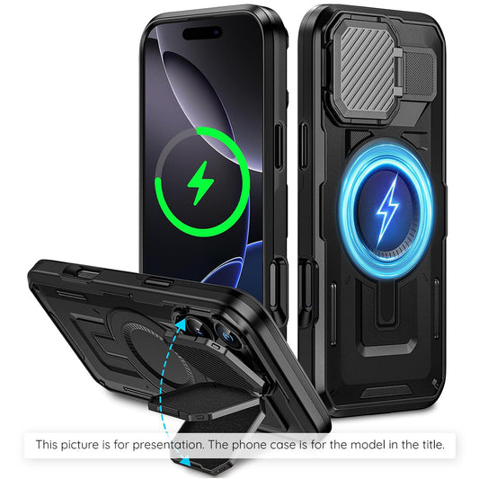 Θήκη MagSafe για Apple iPhone 17 Pro Max, Techsuit, CamVault, Μαύρη