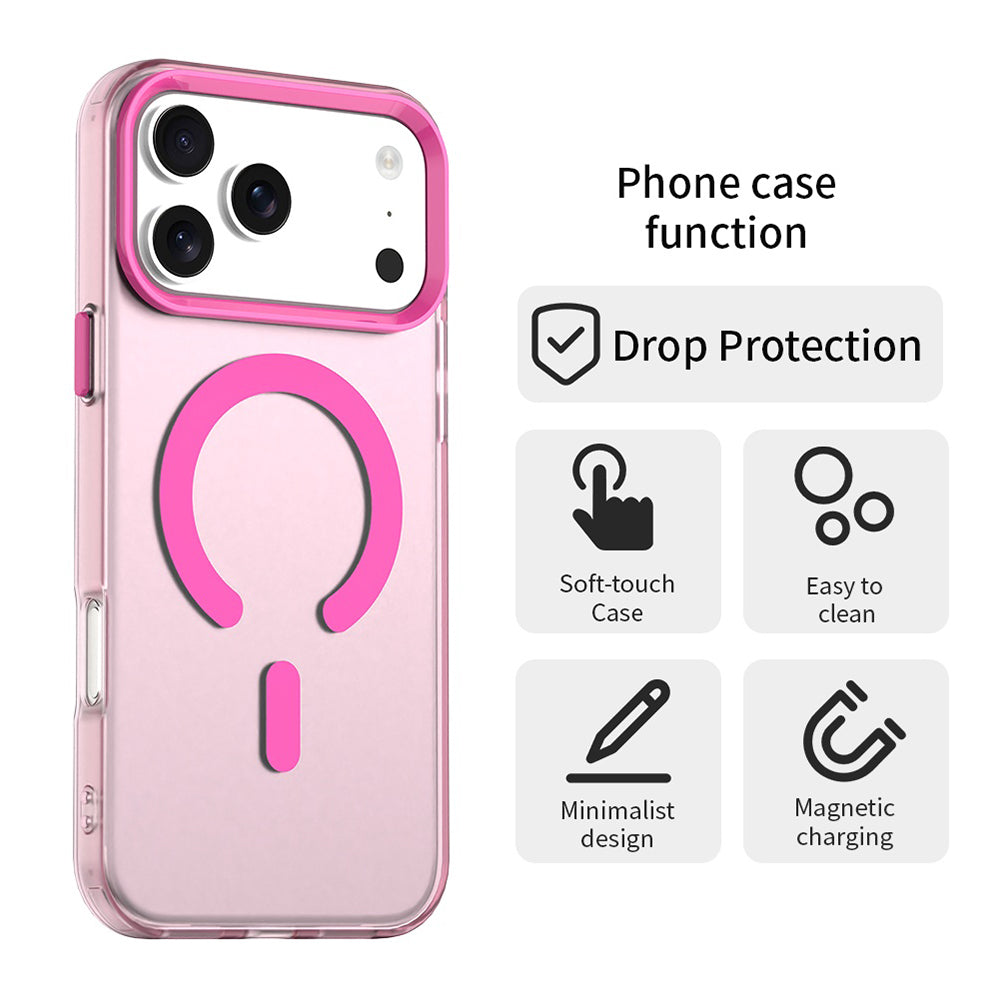 Θήκη MagSafe για Apple iPhone 17 Pro Max, Techsuit, CandyCase, Ροζ