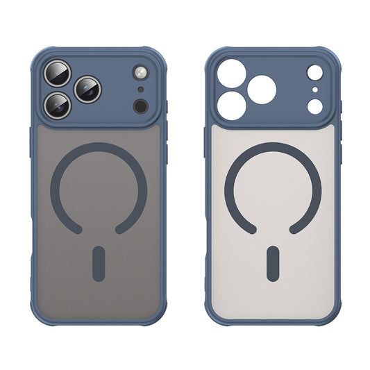 Θήκη MagSafe για Apple iPhone 17 Pro Max, Techsuit, HaloFrost II, Μπλε Ναυτικό