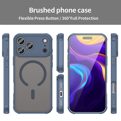 Θήκη MagSafe για Apple iPhone 17 Pro Max, Techsuit, HaloFrost II, Μπλε Ναυτικό