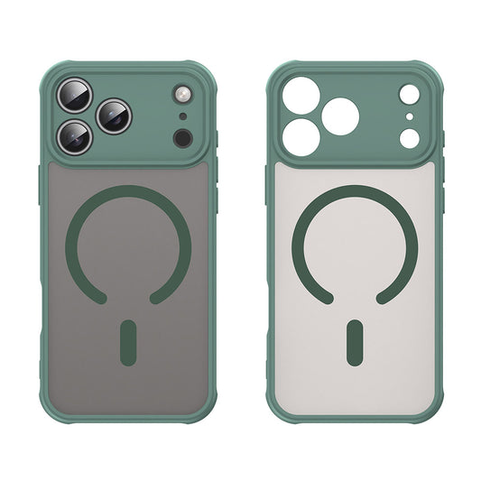 Θήκη MagSafe για Apple iPhone 17 Pro Max, Techsuit, HaloFrost II, Πράσινο