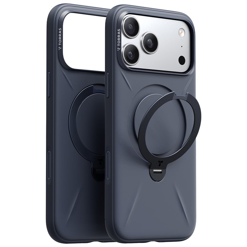 Θήκη MagSafe για Apple iPhone 17 Pro Max, Torras, QPRO Silicone, Μπλε