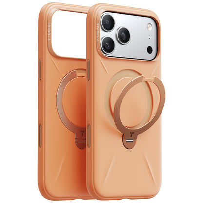 Θήκη MagSafe για Apple iPhone 17 Pro Max, Torras, QPRO Silicone, Πορτοκαλί