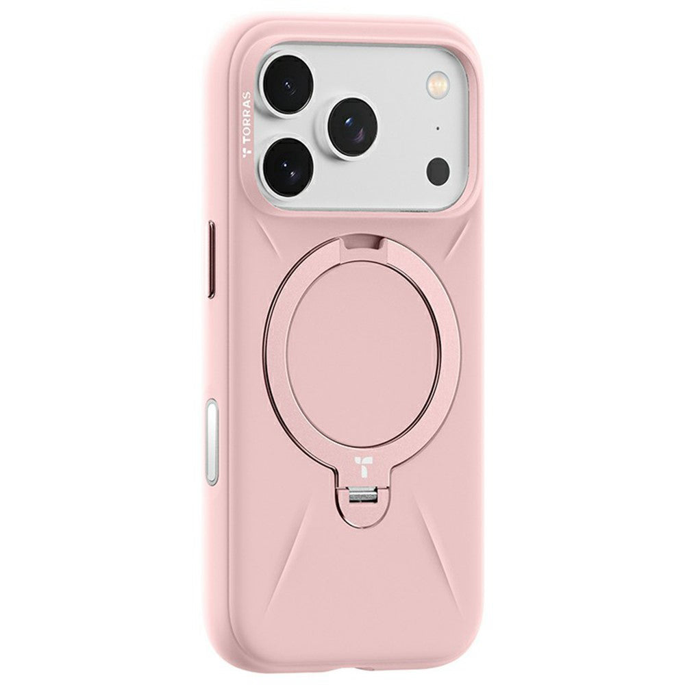 Θήκη MagSafe για Apple iPhone 17 Pro Max, Torras, QPRO Silicone, Ροζ