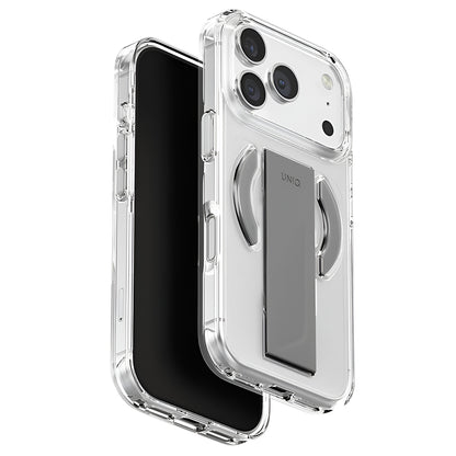 Θήκη MagSafe για Apple iPhone 17 Pro Max, UNIQ, Heldro Air MagClick, Διάφανο Γκρι