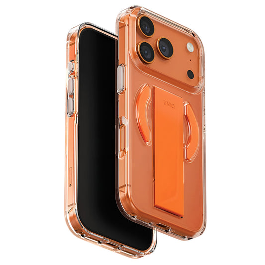 Θήκη MagSafe για Apple iPhone 17 Pro Max, UNIQ, Heldro Air MagClick, Διαφανές Πορτοκαλί