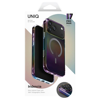 MagSafe Case for Apple iPhone 17 Pro Max, UNIQ, Iridescia MagClick, Aurora