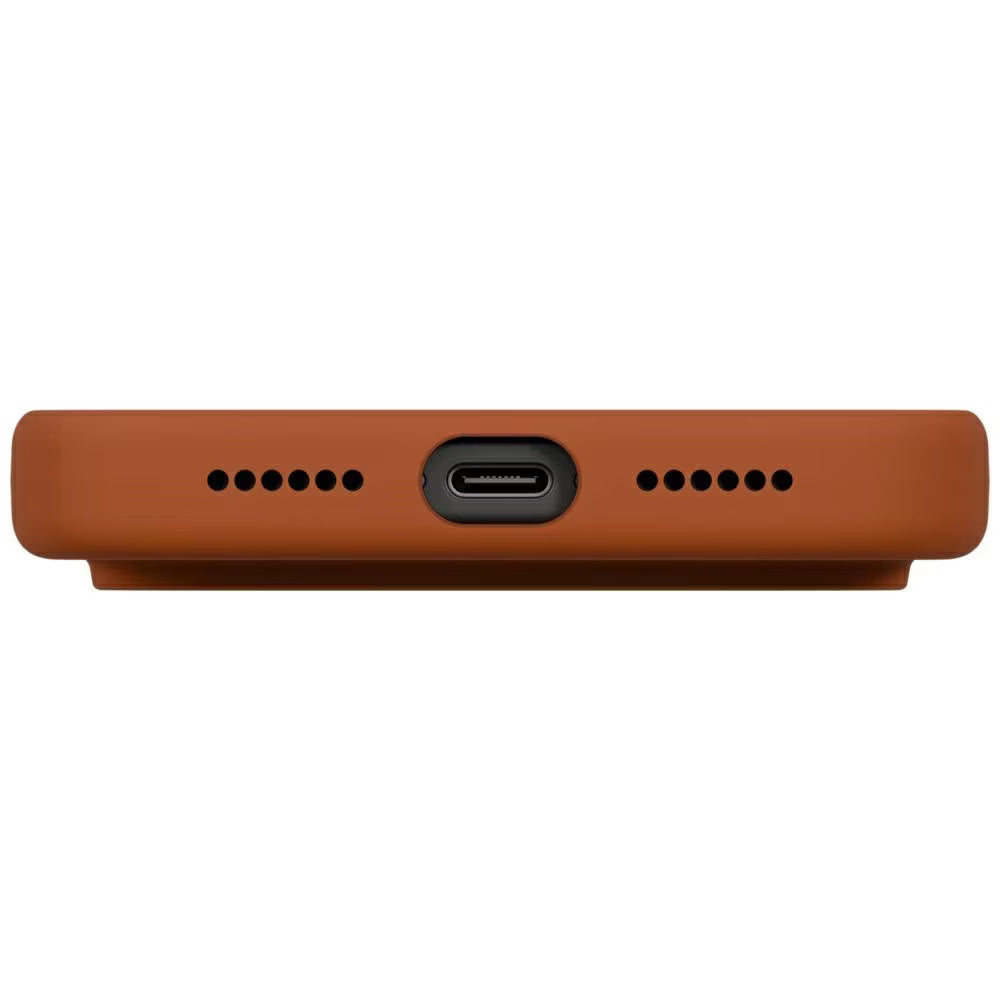MagSafe Case for Apple iPhone 17 Pro Max, UNIQ, Lino MagClick, Dark Orange