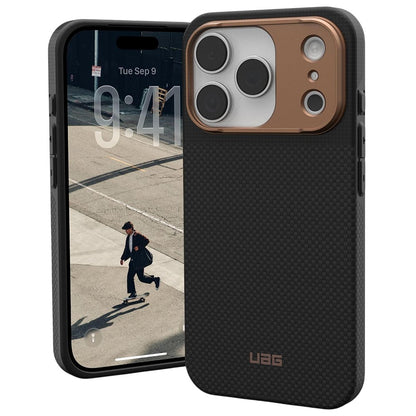 Θήκη MagSafe για Apple iPhone 17 Pro Max, Urban Armor Gear, Fibr Armr, Μαύρο Χάλκινο