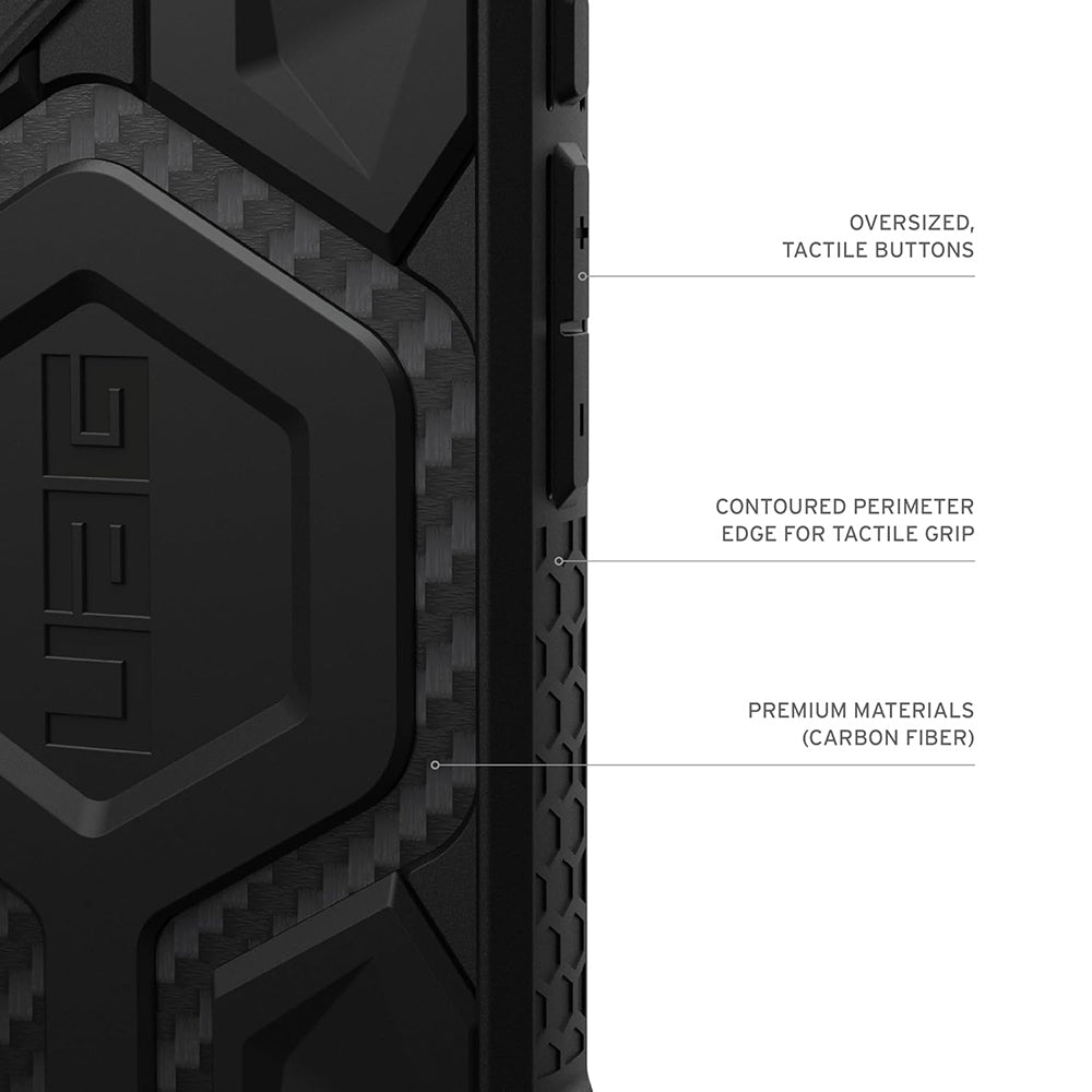Θήκη MagSafe για Apple iPhone 17 Pro Max, Urban Armor Gear, Monarch Pro Carbon, Μαύρη