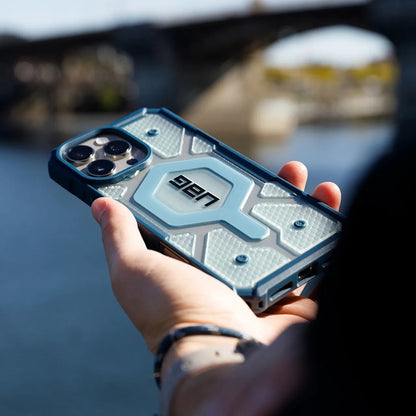 Θήκη MagSafe για Apple iPhone 17 Pro Max, Urban Armor Gear, Pathfinder Clear με Λουράκι, Μπλε