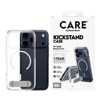 Θήκη MagSafe για Apple iPhone 17 Pro, PanzerGlass, με Χαρακτηριστικό Kickstand, Διάφανη