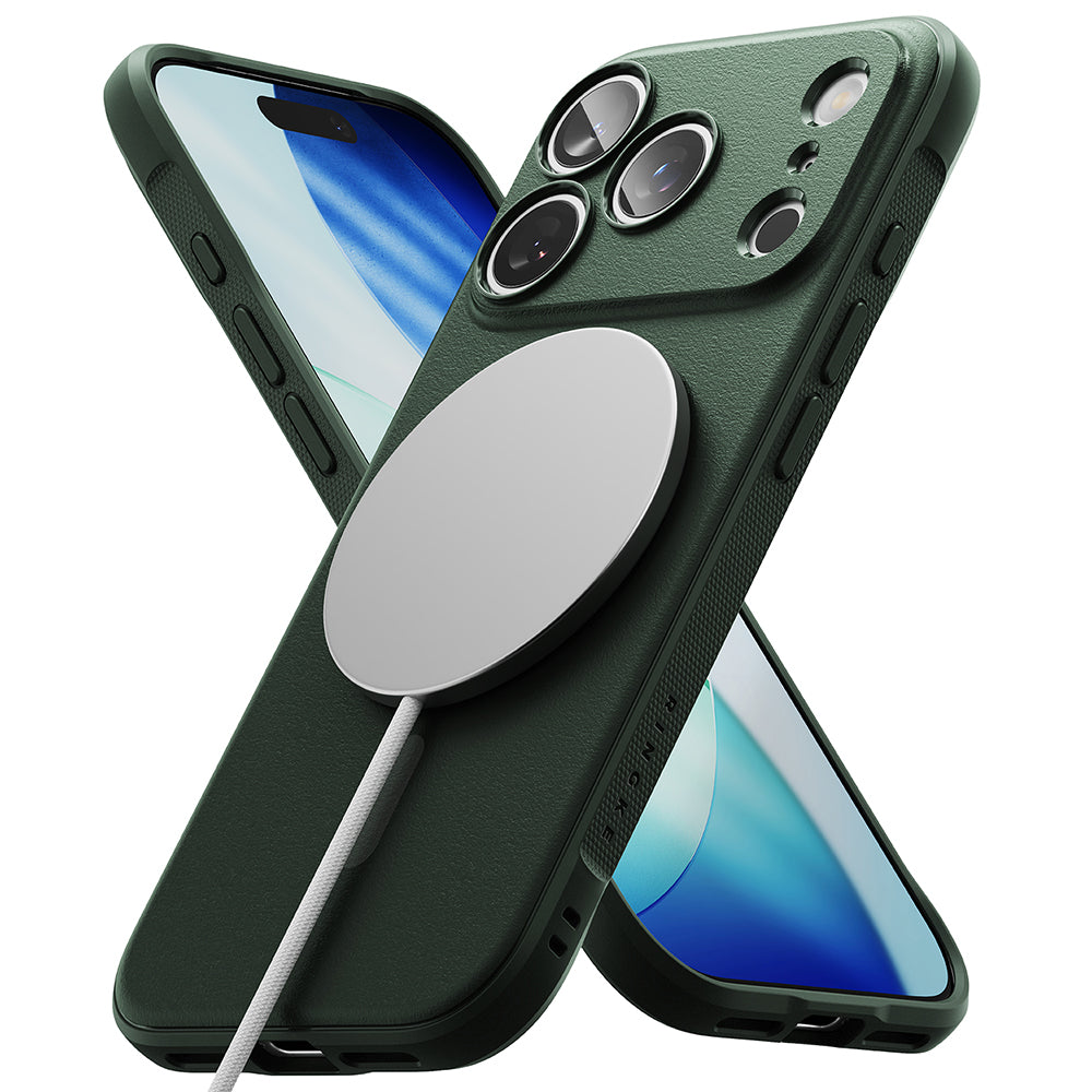 Θήκη MagSafe για Apple iPhone 17 Pro, Ringke, Όνυξ, Σκούρο Πράσινο