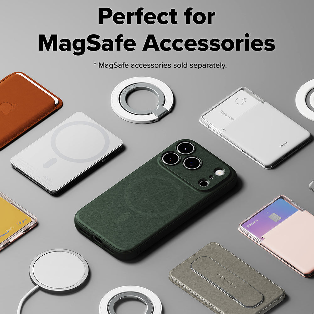 Θήκη MagSafe για Apple iPhone 17 Pro, Ringke, Όνυξ, Σκούρο Πράσινο