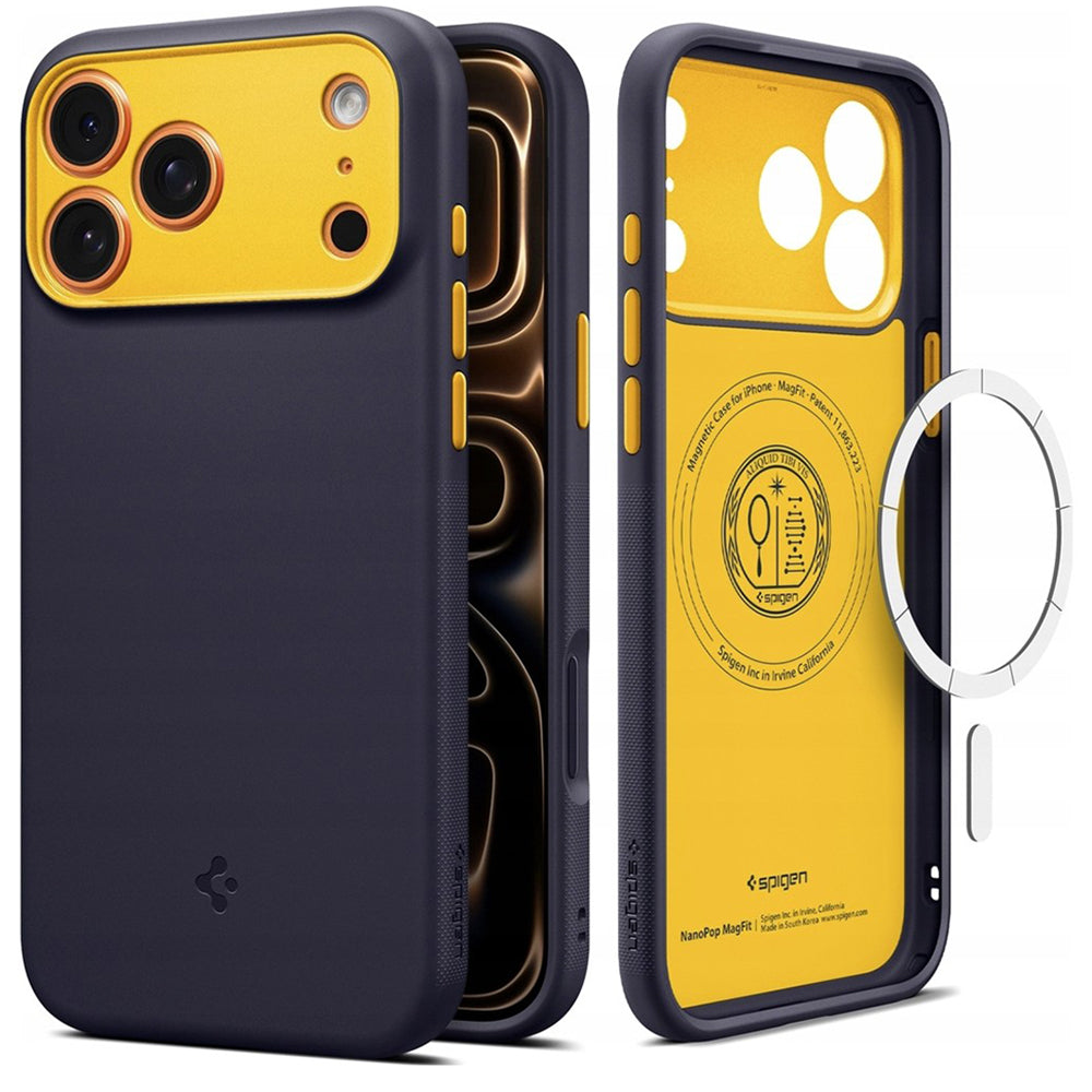 Θήκη MagSafe για Apple iPhone 17 Pro, Spigen, Caseology Nano Pop, Mov