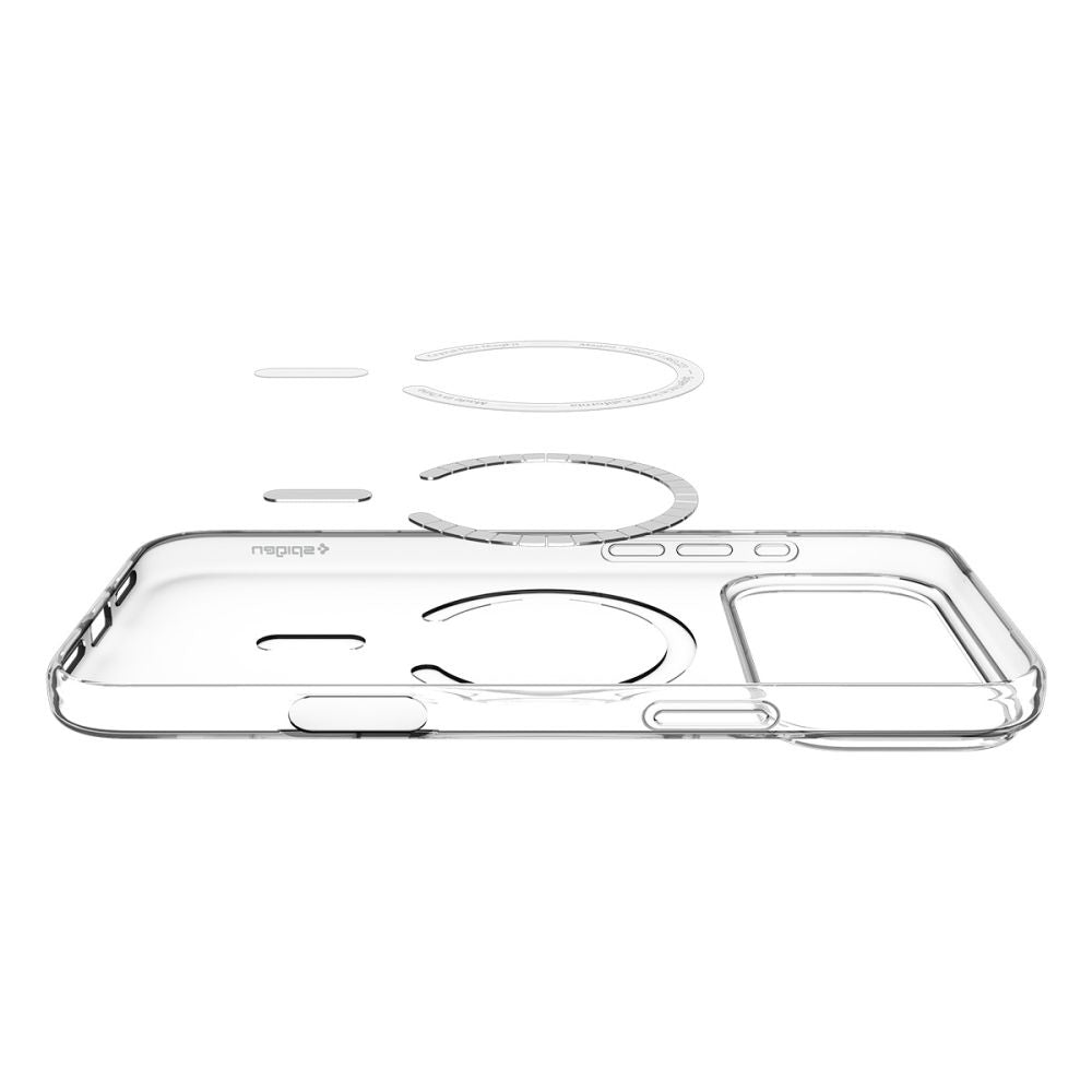 Θήκη MagSafe για Apple iPhone 17 Pro, Spigen, Liquid Crystal, Λευκή