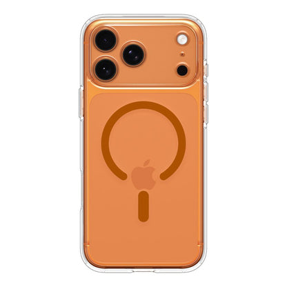 Θήκη MagSafe για Apple iPhone 17 Pro, Spigen, Ultra Hybrid, Διάφανη Πορτοκαλί ACS11112