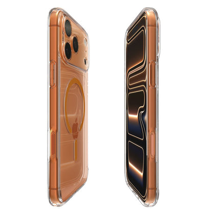 Θήκη MagSafe για Apple iPhone 17 Pro, Spigen, Ultra Hybrid, Διάφανη Πορτοκαλί ACS11112