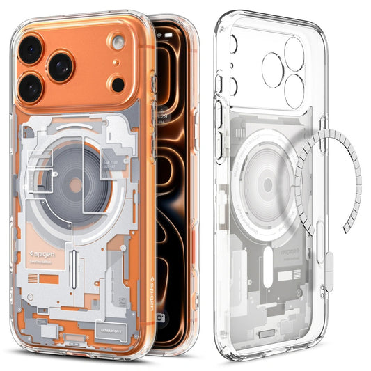 Θήκη MagSafe για Apple iPhone 17 Pro, Spigen, Ultra Hybrid Zero One, Λευκή