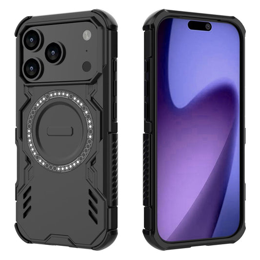 Θήκη MagSafe για Apple iPhone 17 Pro, Techsuit, ArmorMag, Μαύρη