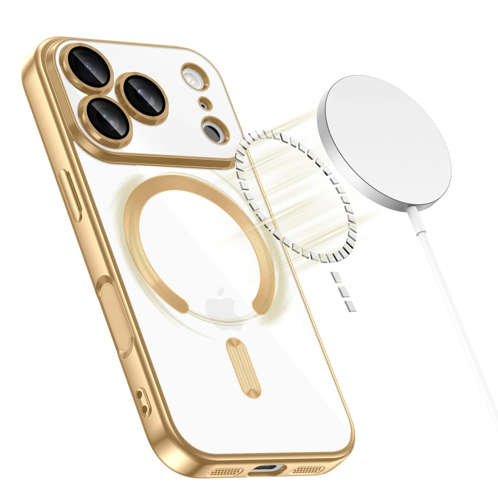 Θήκη MagSafe για Apple iPhone 17 Pro, Techsuit, Luxury Crystal, Σκούρο Πράσινο