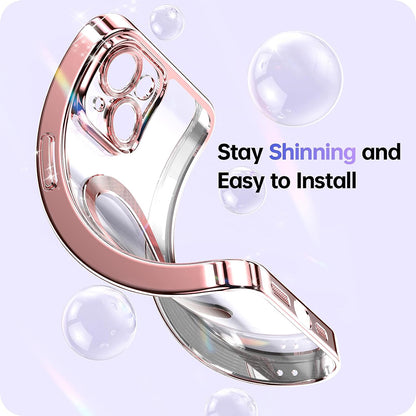 Θήκη MagSafe για Apple iPhone 17 Pro, Techsuit, Luxury Glitter, Μαύρη