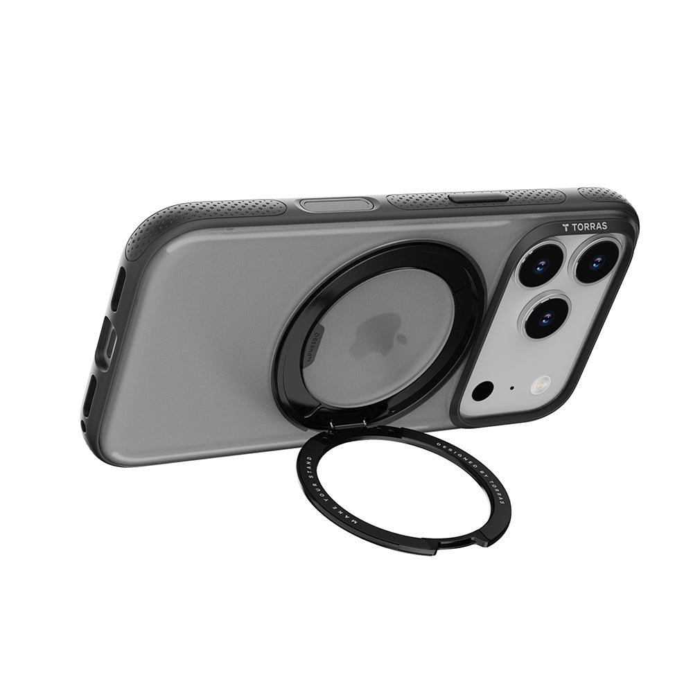 Θήκη MagSafe για Apple iPhone 17 Pro, Torras, Ostand R Fitness, Μαύρη