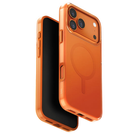 Θήκη MagSafe για Apple iPhone 17 Pro, UNIQ, Clario MagClick, Πορτοκαλί
