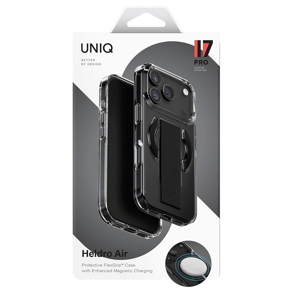 Θήκη MagSafe για Apple iPhone 17 Pro, UNIQ, Heldro Air MagClick, Μαύρη