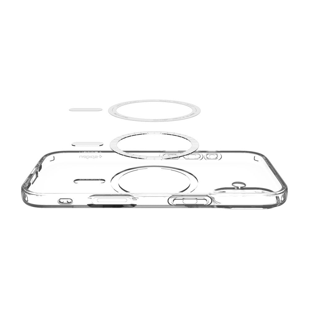 Θήκη MagSafe για Apple iPhone 17, Spigen, Liquid Crystal, Λευκή