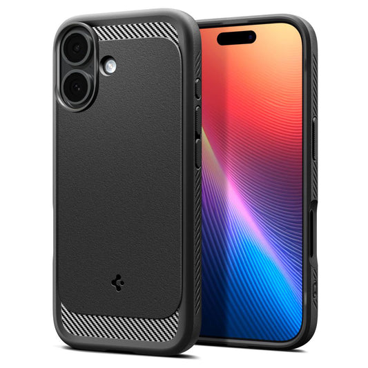 MagSafe Case for Apple iPhone 17, Spigen, Rugged Armor, Matte Black