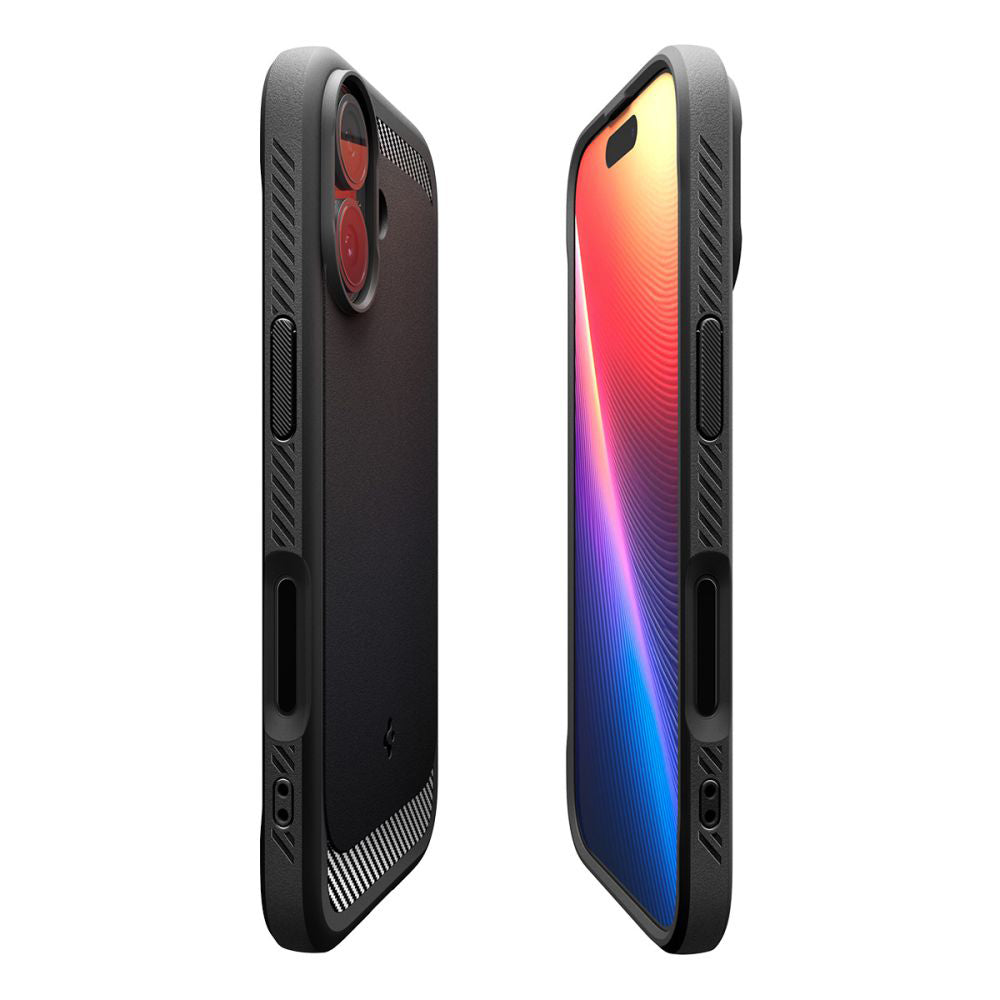 MagSafe Case for Apple iPhone 17, Spigen, Rugged Armor, Matte Black